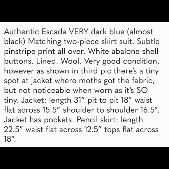 Escada striped skirt suit - Picture 8 of 8